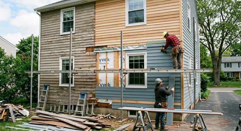Wood Siding Replacement project example